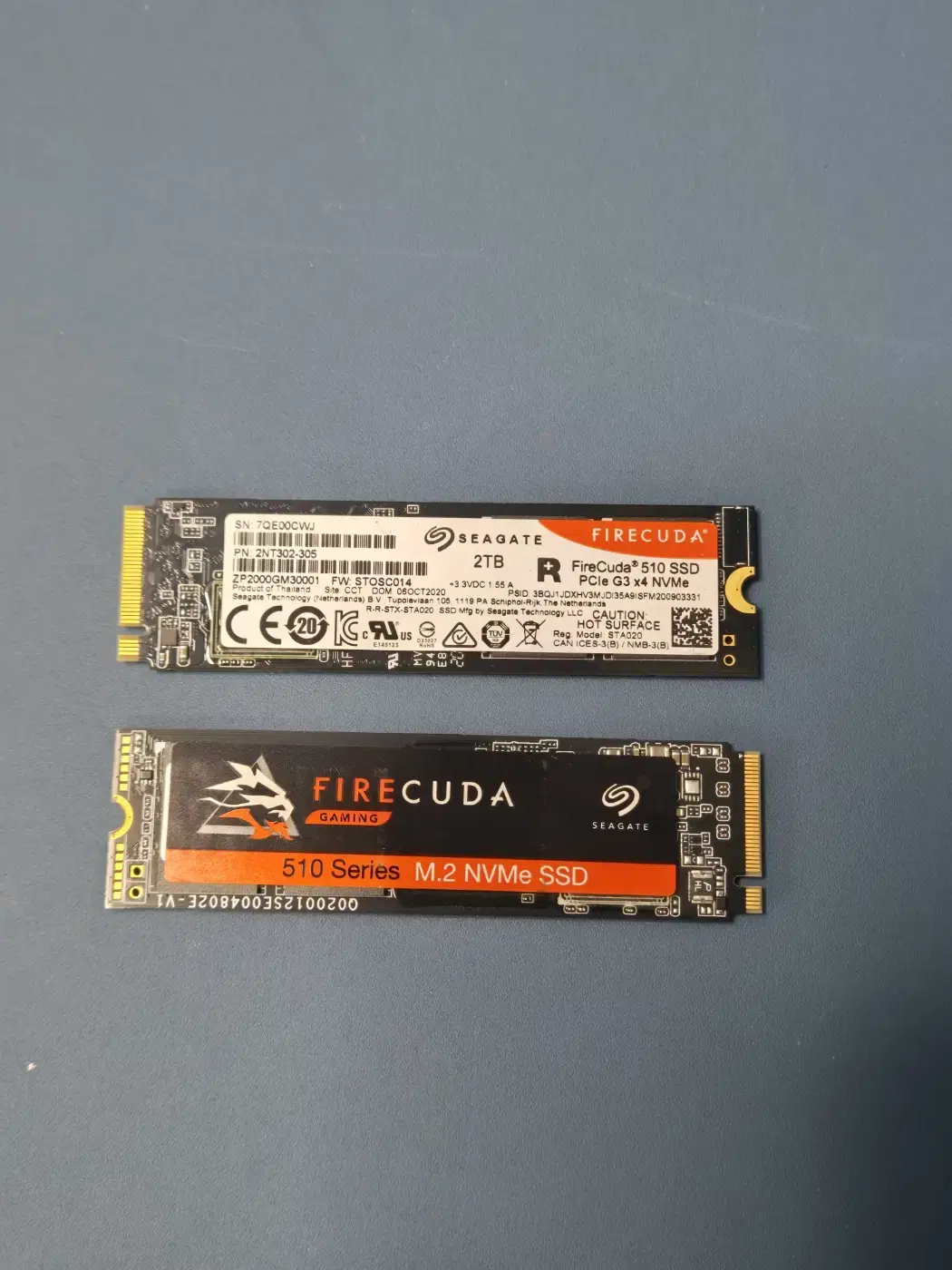 시게이트 파이어쿠다 510 NVME 2TB 2테라 판매합니다.